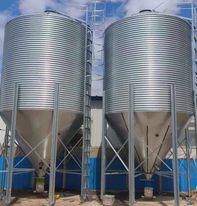 ไซโลเหล็กชุบสังกะสีขนาดเล็ก 3 ตัน/5 ตัน/10 ตัน/15 ตัน ใหม่และมือสอง สำหรับเก็บอาหารสัตว์ ฟาร์มสัตว์ปีก ร้านอาหาร โรงแรม ฟาร์มปศุสัตว์ - Product Image 2