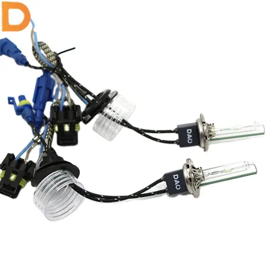 Zidoo — ampoules Auto au xénon Hid, pour lampe au xénon D2h, faisceau unique D2H 5500k 6500k, pour projecteur 3 pouces D2S Q5, accessoires de voiture