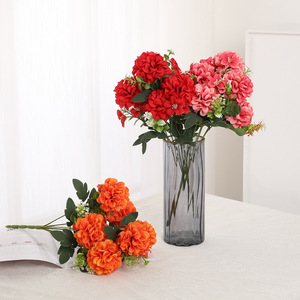 Flores Artificiales de Crisantemo Nieve, 4430cm, Seda, Alta Simulación, Decoración para Sala de Estar, Accesorios de Fotografía, Venta al Por Mayor - Product Image 1