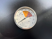 Fumoir à alimentation par gravité noir, fumoir BBQ, revêtement en poudre