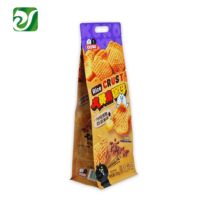 Sacs en plastique personnalisés imprimés, Doypack à fond plat, sachet thermoscellable pour snacks, biscuits et aliments