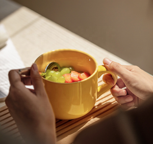 Tasse en céramique pour le petit déjeuner, épaisse, résistante à <span class=keywords><strong>la</strong></span> chaleur, jus de vache, <span class=keywords><strong>yaourt</strong></span>, thé, <span class=keywords><strong>pot</strong></span> ménager, eau pour le ventre, 1 pièce - Product Image 5