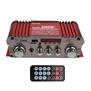 סיטונאי DC12V כפול ערוץ מיני BT אלחוטי אודיו HiFi מגבר כוח למוזיקה למסיבה לבית ולמועדון