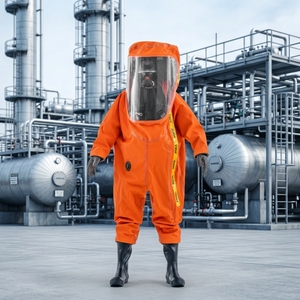 Traje <span class=keywords><strong>de</strong></span> Protección Química Sellado <span class=keywords><strong>a</strong></span> Precio <span class=keywords><strong>de</strong></span> Fábrica en China para Operaciones con Gases Tóxicos y Salpicaduras <span class=keywords><strong>de</strong></span> Líquidos - Product Image 1