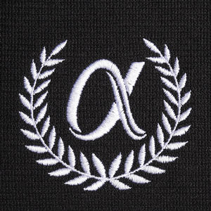 Polo pour homme durable, noir, coupe classique, imprimé, 270 GSM, décontracté et tendance - Product Image 2