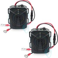 Repelente ultrasónico de ratones para coche, control de roedores eléctrico sin aroma, forma rectangular de plástico, para uso en coche.