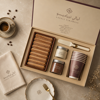 Coffret Cadeau Luxe Tiramisu DIY : Kit de Desserts avec Emballage Rigide en Carton et Inserts en Mousse, Personnalisable pour la Fabrication de Produits Alimentaires