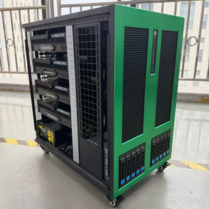 Chasis de Estación de Trabajo Refrigerado por Líquido para 4 GPU, Compatible con Windows/Linux, Compatible con Todos los Tamaños de Placa Base, Gráficos RTX 4090/5090 Pro 6000 - Product Image 2