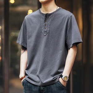 T-shirt Homme Col Rond Manches Courtes Anti-Plis Séchage Rapide Coupe Ample Décontractée pour l'Été – Nouvelle Collection Très Vendue - Product Image 4