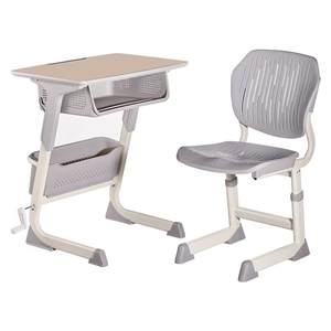 Ensemble de chaises et de tables d'école au design moderne, mobilier de classe, bureau d'élève réglable, table et chaise d'étude pour <span class=keywords><strong>collège</strong></span> - Product Image 1