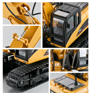 2020 Hoshi Huina 1550 RC Escavatore Modello in Scala 1:14 <span class=keywords><strong>di</strong></span> Telecomando del Camion Controllato Macchine 15 Canali 680 Gradi <span class=keywords><strong>di</strong></span> Rotazione In Metallo - Product Image 6