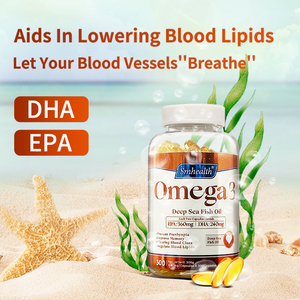 Huile <span class=keywords><strong>de</strong></span> poisson d'eau profonde en marque propre EPA18 & DHA12 Oméga 3 Capsules Complément alimentaire pour adultes pour améliorer <span class=keywords><strong>la</strong></span> <span class=keywords><strong>mémoire</strong></span> réguler le <span class=keywords><strong>sang</strong></span> - Product Image 6