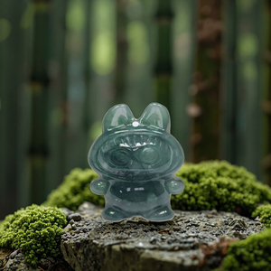 Подвеска из нефрита в религиозном стиле с подвеской из натурального нефрита - Product Image 3