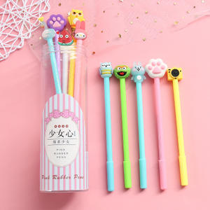 Soododo 10 Stück Kawaii Cute Gel Pen Set Schöne Cartoon Kunststoff Custom Briefpapier Kinder inspiriert Koreas Katze New Fancy Color 0,5mm - Product Image 3