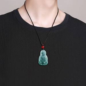 Colgante de Jadeíta Natural Guanyin UNISEX, Estilo Chino Budista, Diseño Original, Regalo con Certificado de Tasación GY78 - Product Image 4