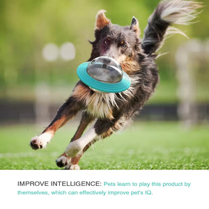 Jouet pour chien et chat en forme de ballon UFO, durable, multifonctionnel, écologique, imperméable, résistant aux morsures, pour mâcher et distribuer des friandises - Product Image 4