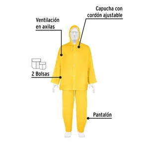 Master con 20 unidades Juego de chubasqueros de PVC ligero, tamaño XG, Pretul - Product Image 2