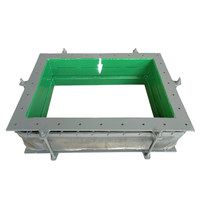 Joint de dilatation flexible en tissu de silicone pour conduit de gaz de combustion à haute température.
