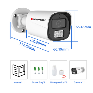 Caméra intelligente de surveillance de sécurité domestique à détection d'IA, détection de mouvement, double éclairage, vision nocturne 3,6 mm, micro intégré, 2K 4MP, PoE - Product Image 6