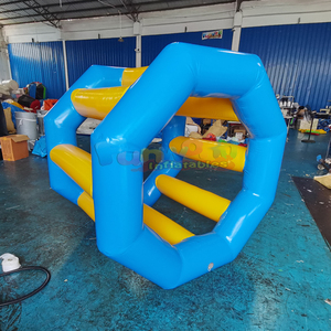 Funny summer water sports <b>entertainment</b> hamster wheel commercial inflatable water roller for kids and adults - Product Image 3
