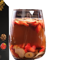 Thé de santé premium aux dix trésors de ginseng chinois, saveur rein, pour hommes et femmes, 15 sachets, 150g, boîte emballée