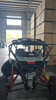 Nouveau design R5S-4 300CC Kart à pédales 4 temps 4 places Suspension indépendante Transmission par arbre