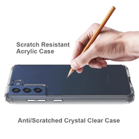 PC TPU Effacer Hybride Couverture Pour Samsung S21 FE 5G Cristal Transparent Cas