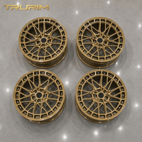 2-teilige PKW-Räder Gold Chrom Mehrspeichen Geschmiedete Felgen 16-20 Zoll 5x100/112/114.3 Mercedes W205/W213/C63 AMG Corolla