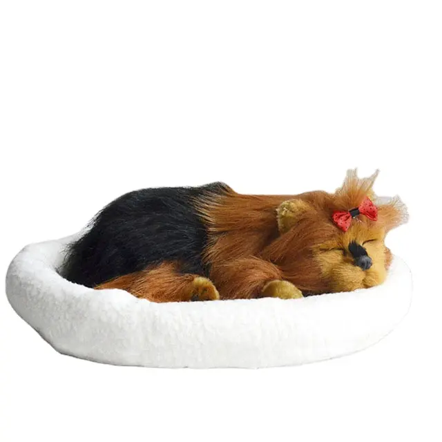 Schnarchen & Atmen Katze und Hund Modell Spielzeug Handwerk Modell Tier Weihnachten Home Decoration Handwerk und Geschenk Imitiert Tier Unisex