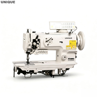 Machine à coudre industrielle à point noué à alimentation par pointeuse simple et entraînement par pointeuse double, modèle GC1510N-7, haute qualité