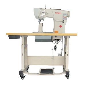 YUTAI YT-9910 Industrial Automatic Heavy Thick <b>Post</b> Bed Double Needle Lockstitch Motor 220V <b>Shoe</b> Sewing Machine - Product Image 1
