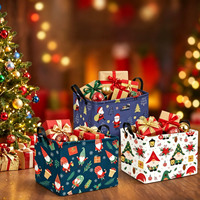Panier à collations pour cadeaux de Noël, sac de rangement étanche, boîte de rangement de bureau, panier de rangement pour vêtements