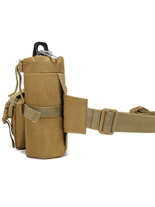 Sac banane tactique multifonctionnel en tissu Oxford avec fermeture éclair, porte-bouteille d'eau, pour activités de plein air, cyclisme, randonnée, sac de poitrine, vente en gros - Product Image 4