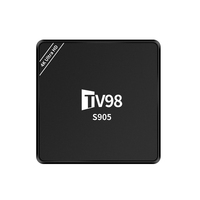 Venta directa de fábrica TV98 S905 Android Smart TV Box Android12 1GB RAM 8GB ROM 2,4G WiFi High BT Control remoto UK Plug