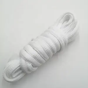 Fornecimento barato trança oval laços esporte 4mm rodada corda colorido laço sapato grosso longo atacado sapato laços