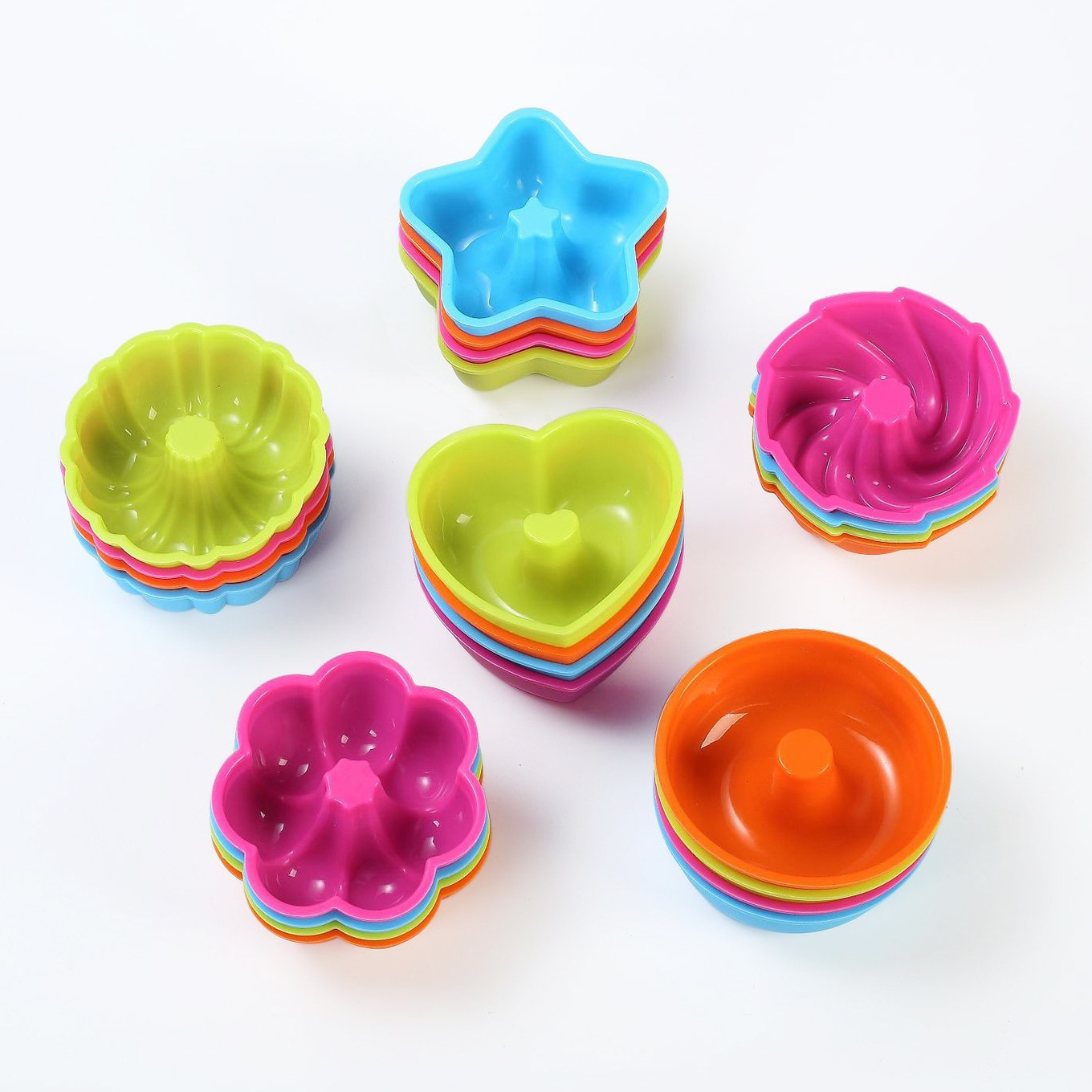 24-piece set of 6 shapes A