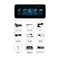 Estéreo para Auto de 10.25/12.3 Pulgadas para Mercedes-Benz Clase C W204 C204 NTG 4.5, con CarPlay Inalámbrico y Android Auto Multimedia