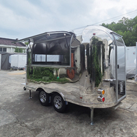 Nouveau design de kiosque à café mobile, camion de restauration rapide, camion de crème glacée à vendre