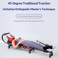Chaise d'entraînement fitness réglable en métal pour étirement de la colonne vertébrale à domicile avec dispositif d'étirement cervical et corporel extensible