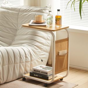 <span class=keywords><strong>Tavolino</strong></span> Consolle Moderno Eco-Friendly in MDF con Ruote per Soggiorno - <span class=keywords><strong>Tavolino</strong></span> <span class=keywords><strong>Angolare</strong></span> Piccolo - Product Image 2