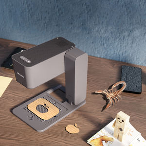 Máquina de Grabado Láser de Bolsillo para Madera, Acrílico, Piedra, Plástico, Goma, Madera Contrachapada, MDF, Cuero - Nueva 10W CNC Refrigerada por Agua DXF/PLT - Product Image 4