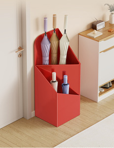 Support de rangement moderne en métal pour parapluies avec bac de récupération pour usage domestique à la porte - Product Image 6