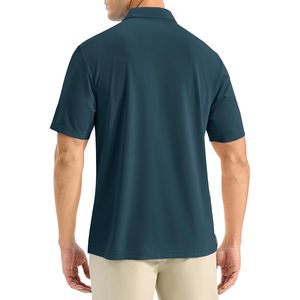 Polo de Golf para Hombre, Manga Corta, Secado Rápido, Cuello Deportivo, Informal, Tejido de Poliéster y Algodón, Largo Regular - Product Image 2
