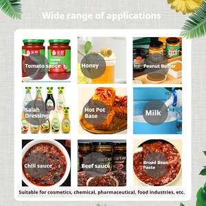 Ngang u-loại máy khí nén cho mỹ phẩm Kem nước sốt thịt bò bơ đậu phộng Nhớt chất lỏng mứt Túi nhựa-bán tự động - Product Image 5