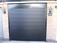Porte de garage automatique en acier, coupe-vent, électrique, pour garage, ferme, atelier, devanture de magasin, écoénergétique