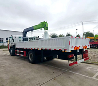 Camion grue articulée FOTON AUMAN avec rampe hydraulique, plateau et grue intégrées, options LHD/RHD