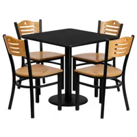 Ensemble Complet Moderne de Mobilier de Restaurant Pas Cher, Tables et Chaises de Restaurant, Lot de Chaises de Restaurant en Gros