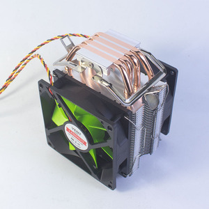 คูลมูน คูลเลอร์ซีพียู 90X90X25 มม. ฮีทซิงค์ท่อทองแดงสี่ท่อพร้อมพัดลมสำหรับโปรเซสเซอร์ - Product Image 2