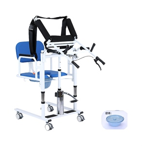 Multifunctional Hydraulic Lift Patient Transfer <b>Chair</b> Medical Commode Handicapped Invalid Bathroom Safety Equipment including - Product Image 4