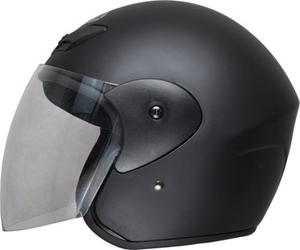Casque de moto unisexe DOT 3/4 à face ouverte avec visière simple en ABS, style rétro vintage, sécurité toutes saisons - Taille XL - Product Image 2